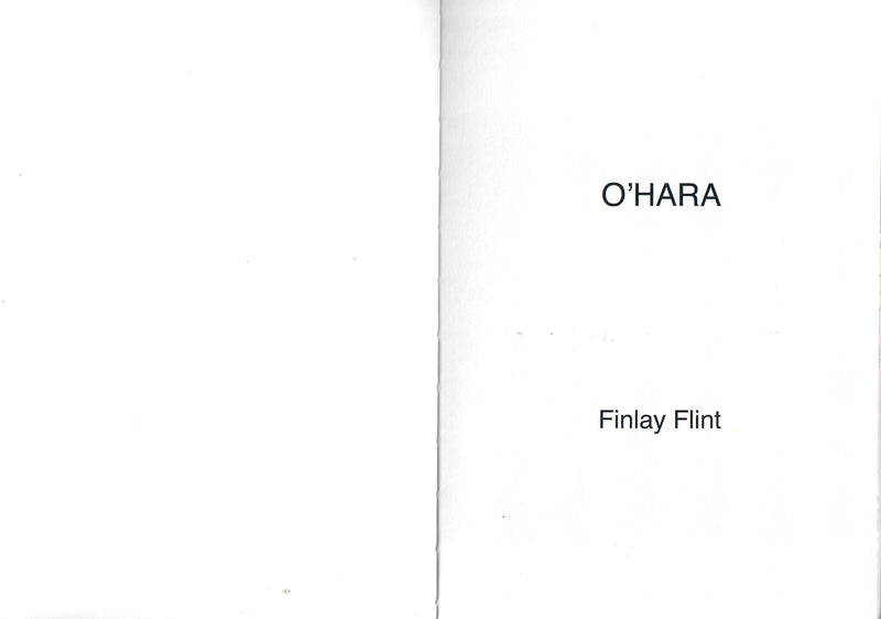 O'HARA - FINLAY FLINT back
