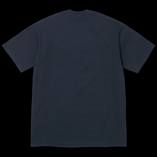 Vertical Script Tee (Navy Blue)