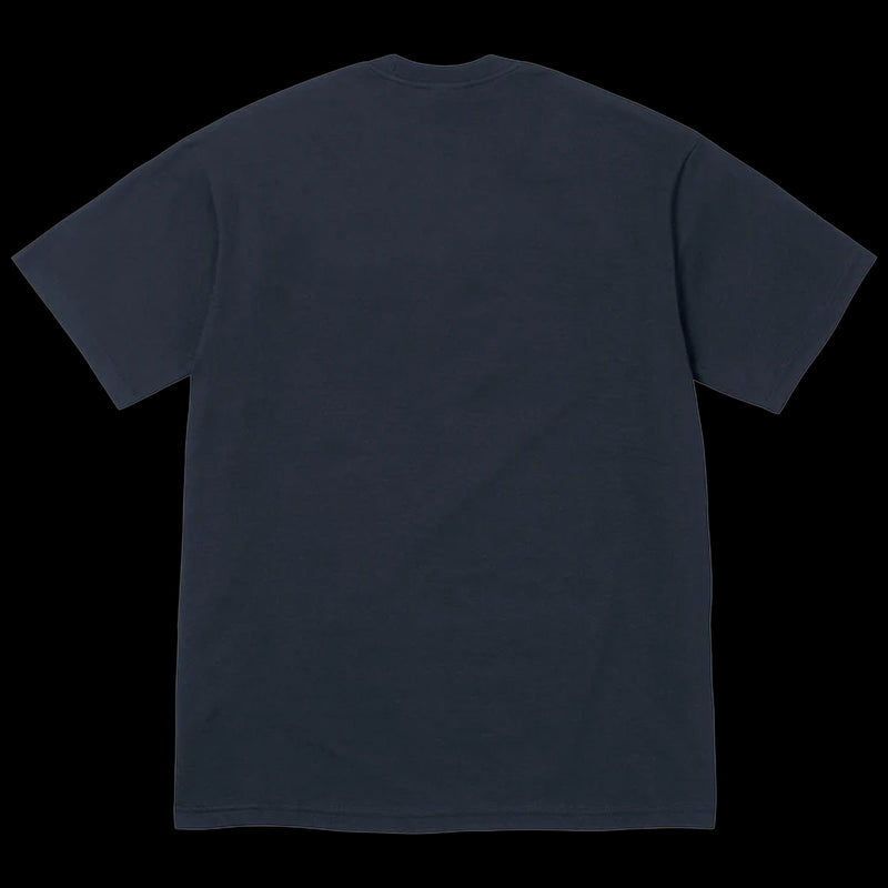 Vertical Script Tee (Navy Blue) - back
