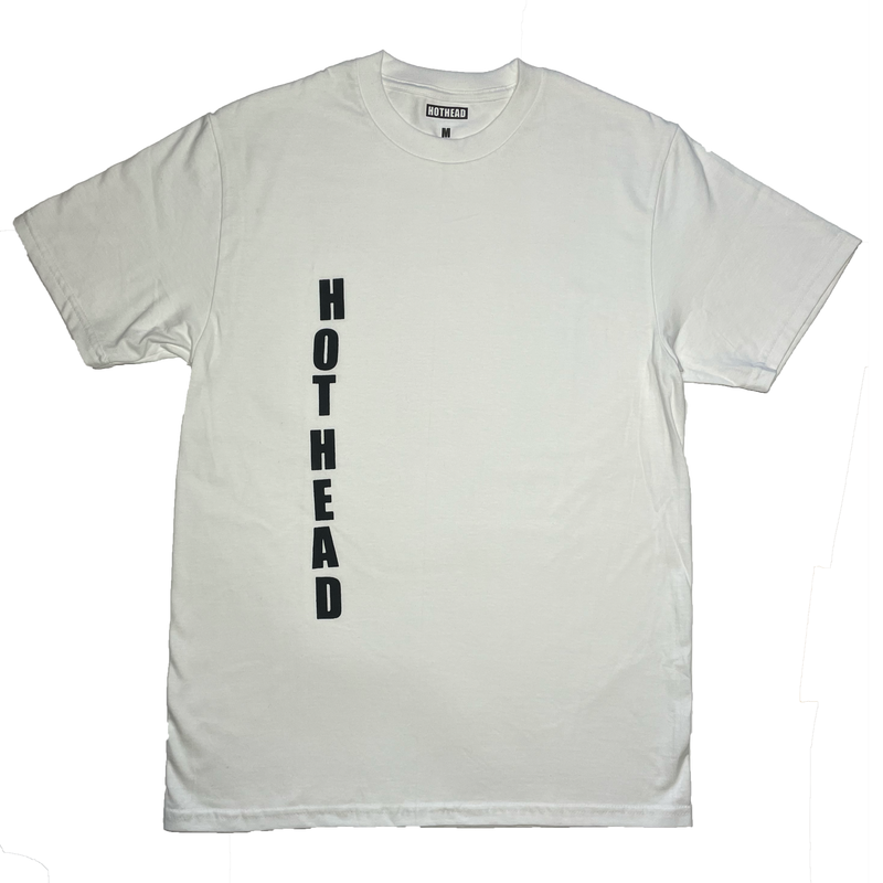 Vertical Script T-shirt (White)